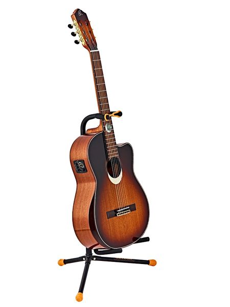 Ortega OGS-1BK Guitar Stand, Orange/Black